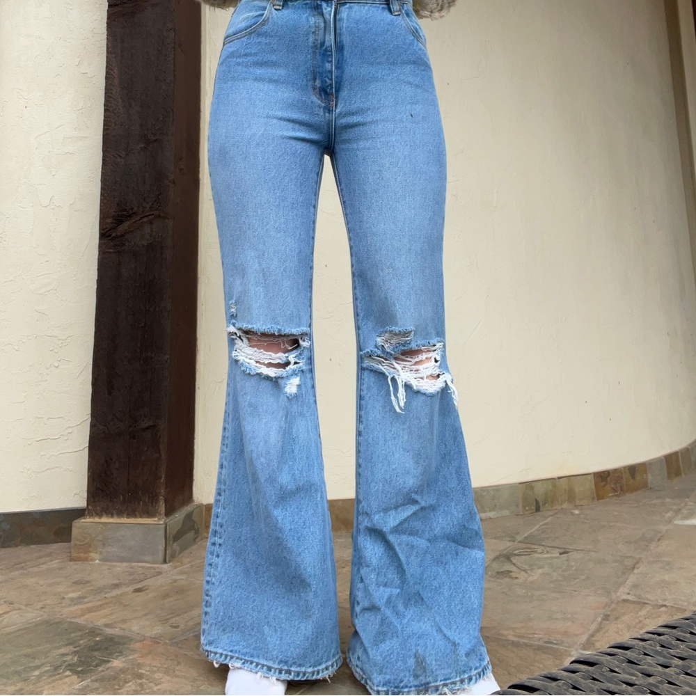 ROLLA’S Eastcoast Crop Flare in Byron Worn Organic